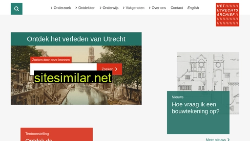 hetutrechtsarchief.nl alternative sites