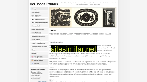 hetjoodsexlibris.nl alternative sites
