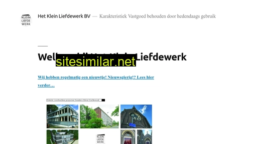 hetkleinliefdewerk.nl alternative sites