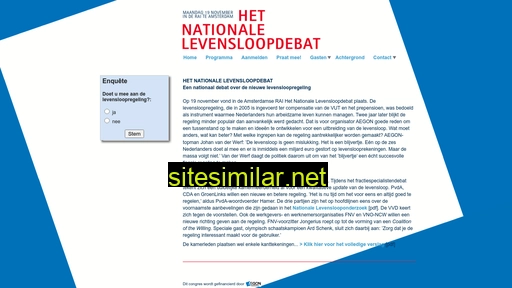 hetnationalelevensloopdebat.nl alternative sites