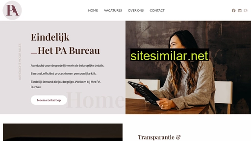 hetpabureau.nl alternative sites