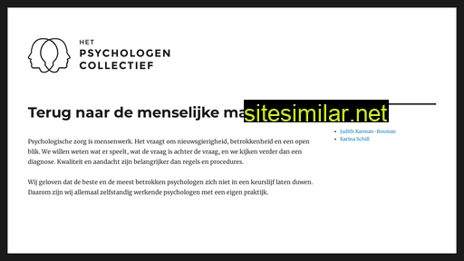 hetpsychologencollectief.nl alternative sites