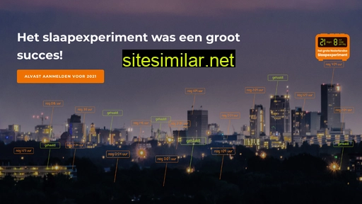 hetslaapexperiment.nl alternative sites