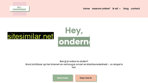 heyondernemer.nl alternative sites