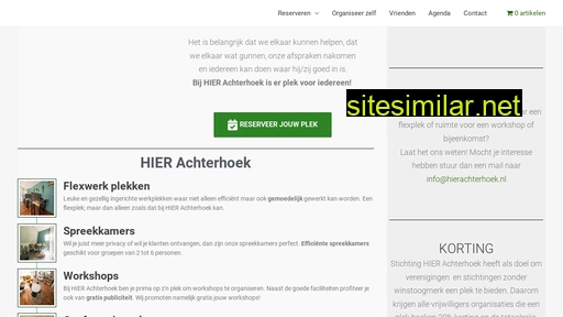 hierachterhoek.nl alternative sites