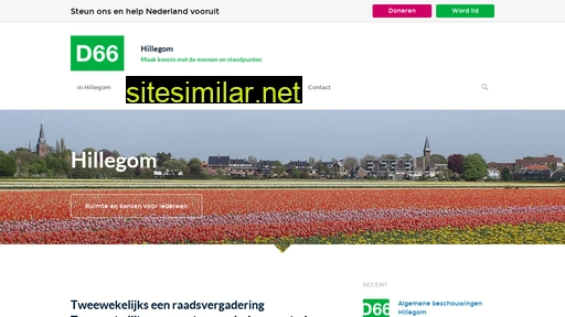 hillegom.d66.nl alternative sites