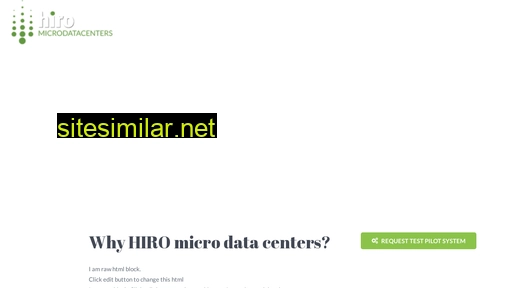 Hiro-microdatacenters similar sites