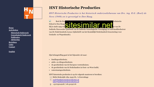hnthistorischeproducties.nl alternative sites