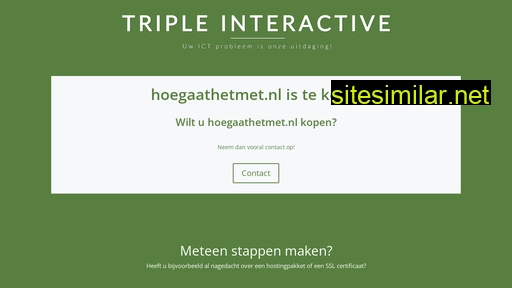 hoegaathetmet.nl alternative sites