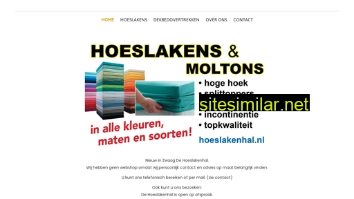 hoeslakenhal.nl alternative sites