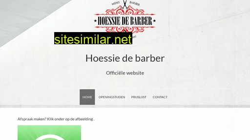 hoessiedebarber.nl alternative sites