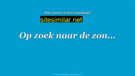 hoewarmishetvandaag.nl alternative sites