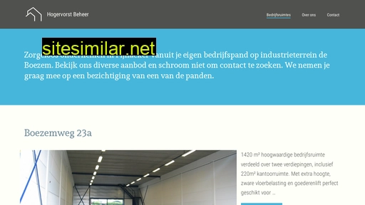 hogervorstbeheer.nl alternative sites