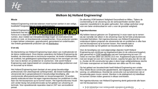 hollandengineering.nl alternative sites