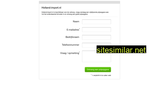 Holland-import similar sites