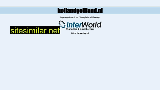 hollandgolfland.nl alternative sites
