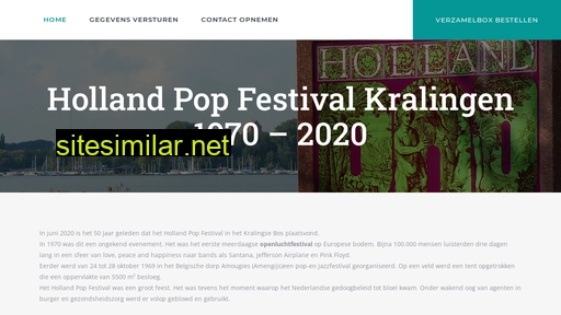 Hollandpopfestival similar sites