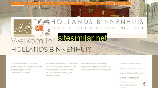 hollandsbinnenhuis.nl alternative sites