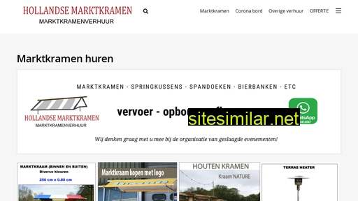 hollandsemarktkramen.nl alternative sites