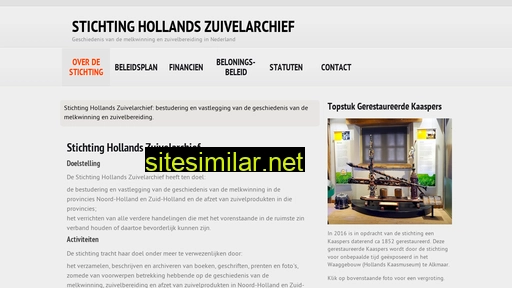 Hollandszuivelarchief similar sites