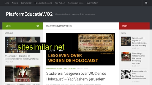 holocausteducatie.nl alternative sites
