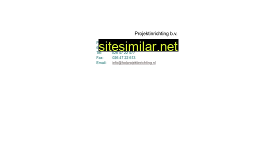 holprojektinrichting.nl alternative sites