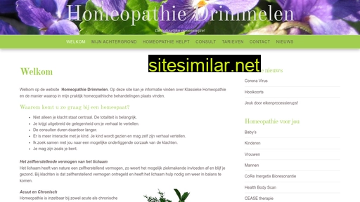 homeopathiedrimmelen.nl alternative sites
