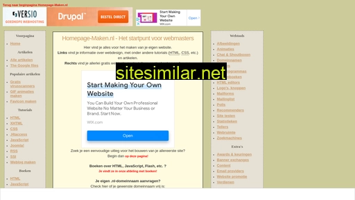 homepage-maken.nl alternative sites