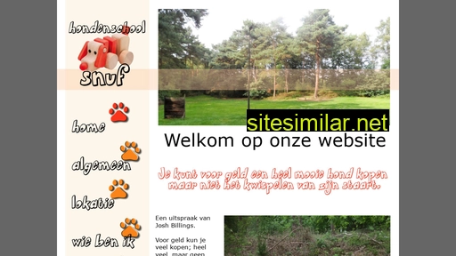 hondenschool-snuf.nl alternative sites