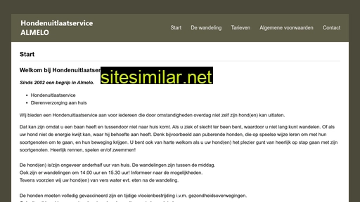 hondenuitlaatalmelo.nl alternative sites