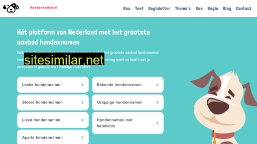 hondennamen.nl alternative sites