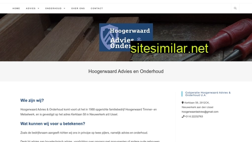 hoogerwaardadvies.nl alternative sites