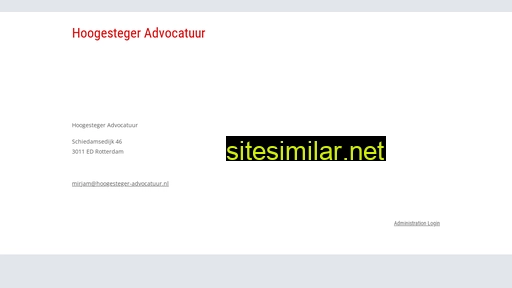 hoogesteger-advocatuur.nl alternative sites