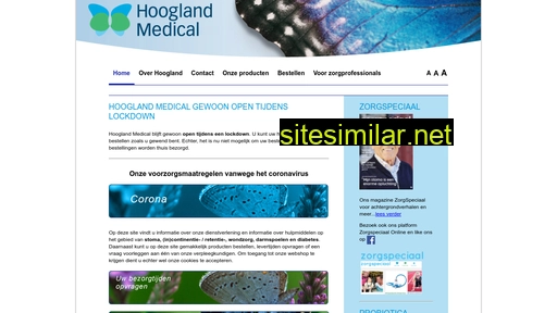 hooglandmedical.nl alternative sites