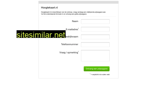 hoogtekaart.nl alternative sites