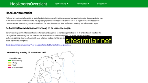 hooikoortsoverzicht.nl alternative sites