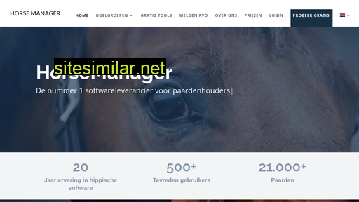 horsemanager.nl alternative sites