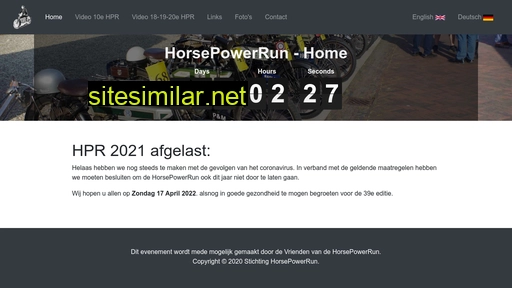 horsepowerrun.nl alternative sites