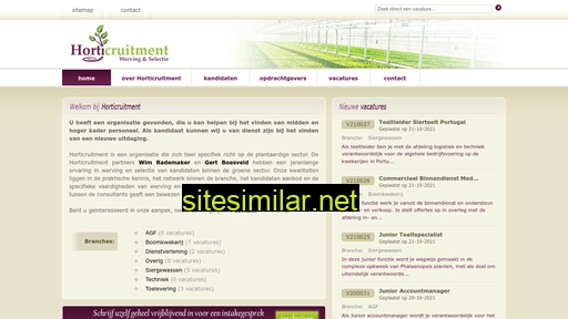 horticruitment.nl alternative sites