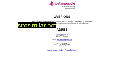 hostingpeople.nl alternative sites