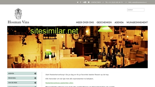hosmanvins.nl alternative sites