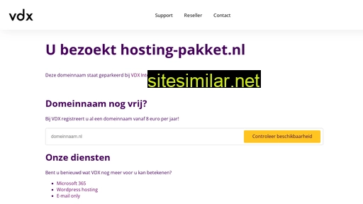 hosting-pakket.nl alternative sites