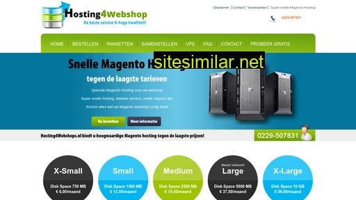 hosting4webshops.nl alternative sites