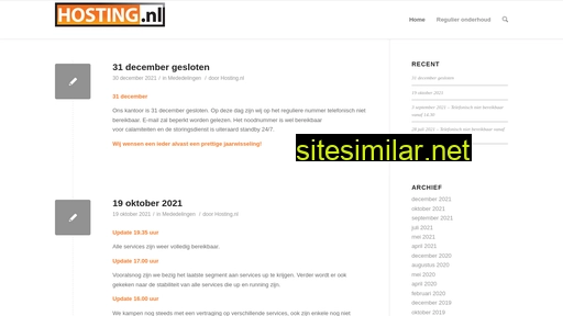 hostlog.nl alternative sites