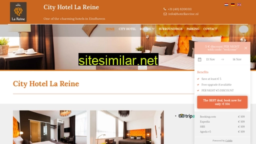 hotellareine.nl alternative sites
