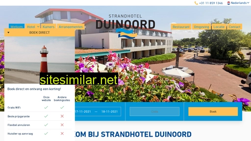 hotel-duinoord.nl alternative sites