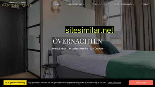 hotelvandermeer.nl alternative sites