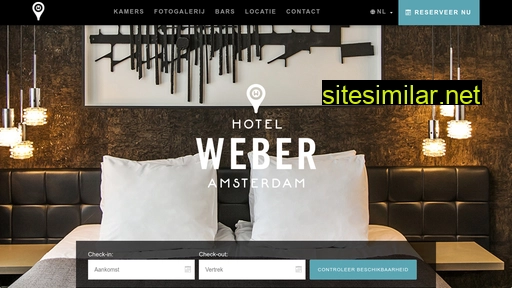 hotelweber.nl alternative sites