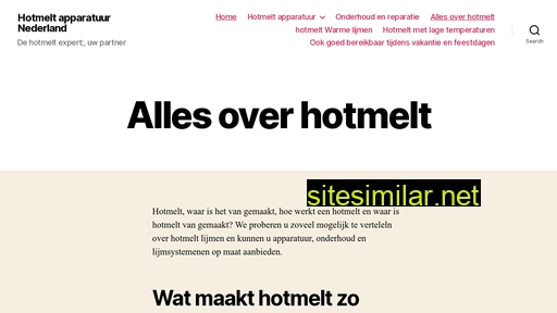hotmeltservicenederland.nl alternative sites