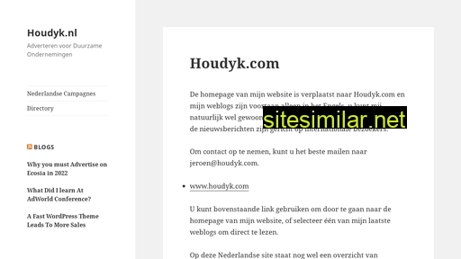 houdyk.nl alternative sites
